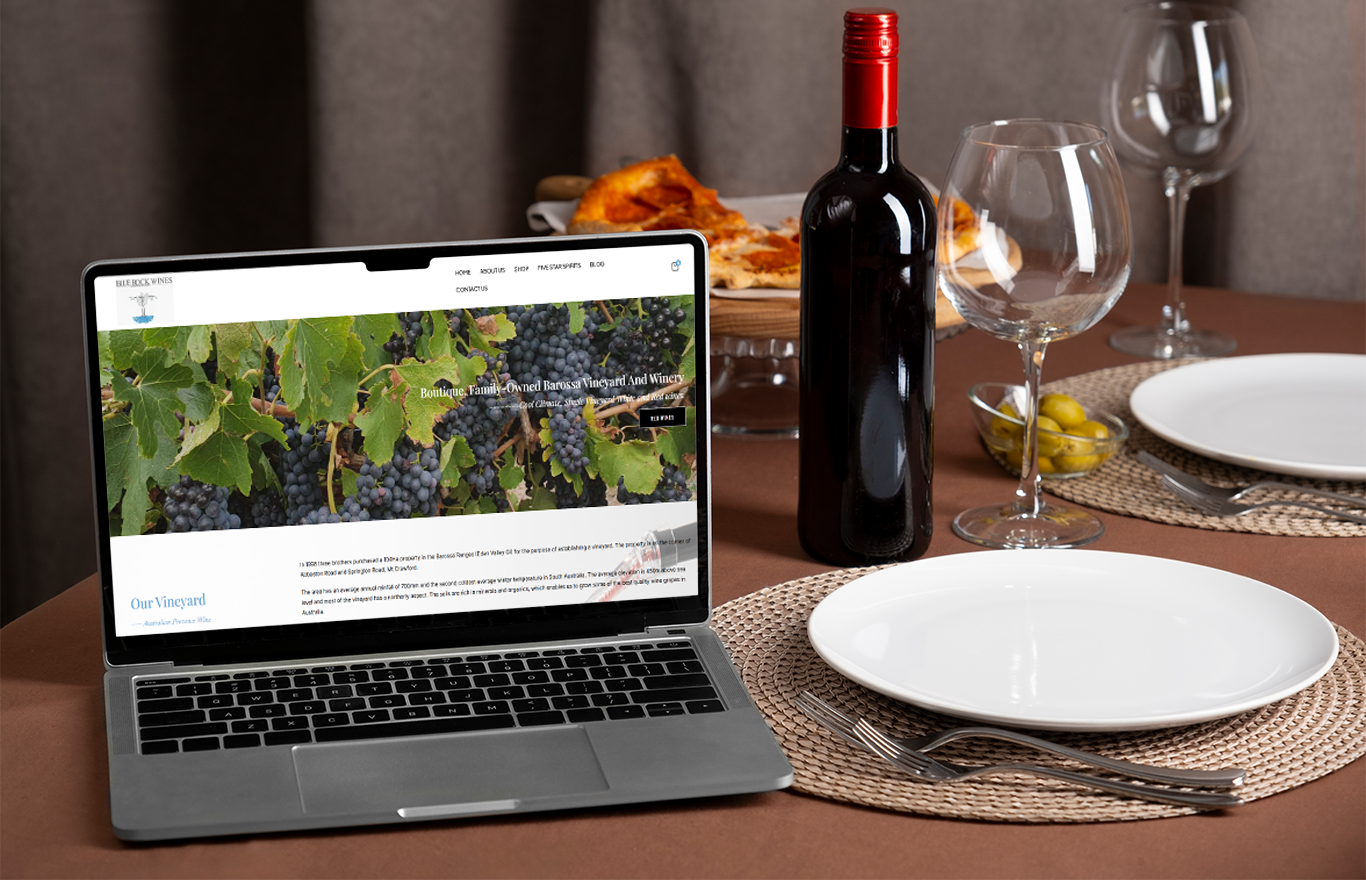Website For Blue Rock Wine