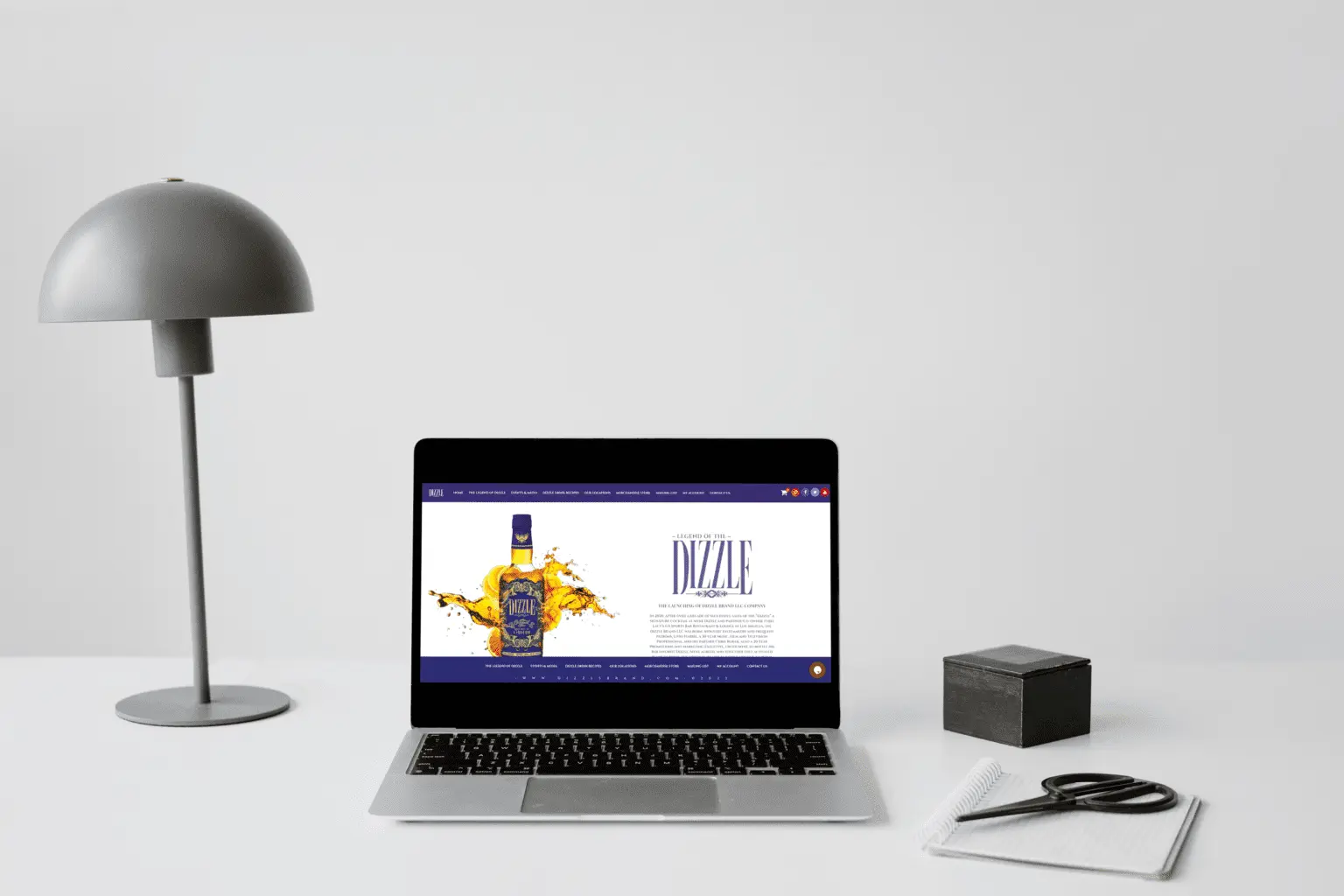 Website For Dizzle Brand