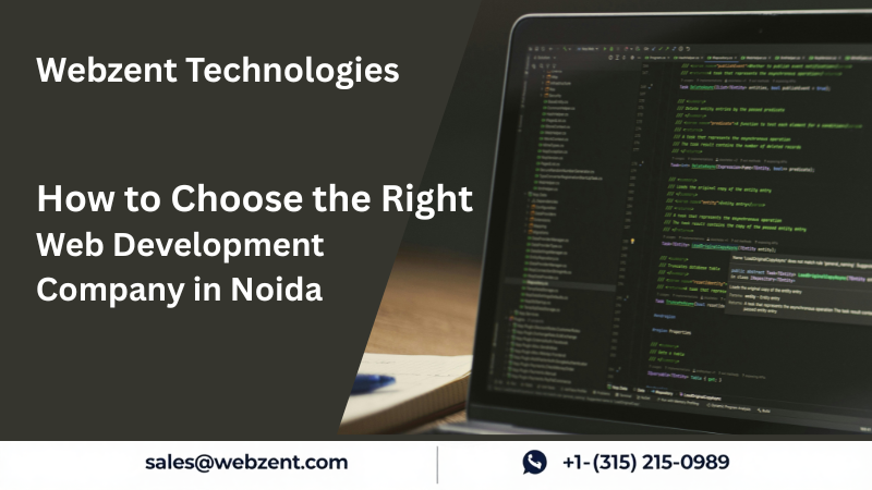 How to Choose the Right Web Development Company in Noida 